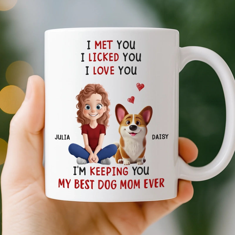 Custom Mug - Personalized Birthday Gifts For Dog Lovers, Dog Dad And Mom - My Forever Cuddle Supplier