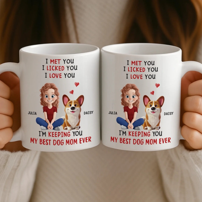 Custom Mug - Personalized Birthday Gifts For Dog Lovers, Dog Dad And Mom - My Forever Cuddle Supplier