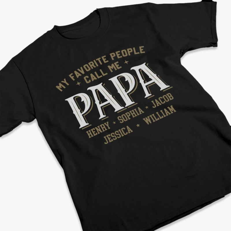 Custom Unisex T-shirt, Premium T-shirt, Hoodie - Personalized Birthday Gifts For Dad, Grandpa - My Greatest Role Forever