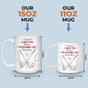 Custom Mug - Personalized Anniversary Wedding Gifts For Husband And Wife, Him And Her - The Day It All Began