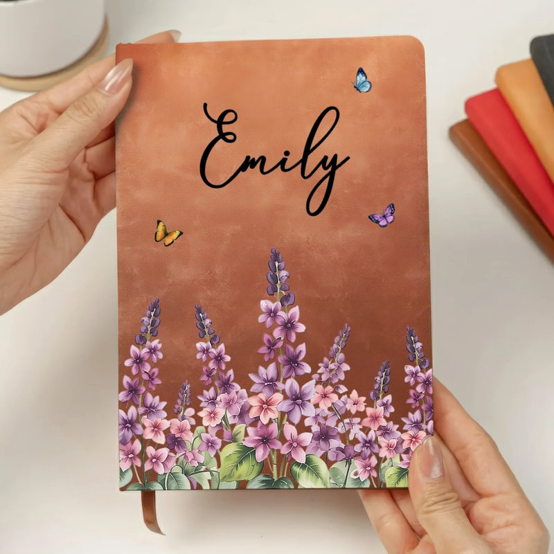 Custom Leather Writing Journal - Personalized Birthday Gifts For Besties, Sisters, BFF, Family, Yourself - Write Your Own Beautiful Story
