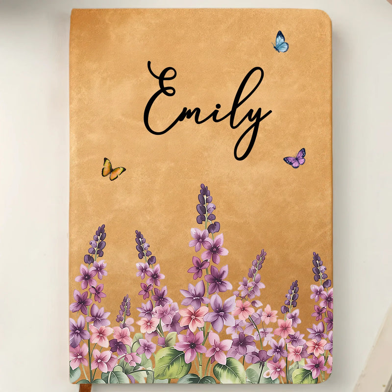 Custom Leather Writing Journal - Personalized Birthday Gifts For Besties, Sisters, BFF, Family, Yourself - Write Your Own Beautiful Story