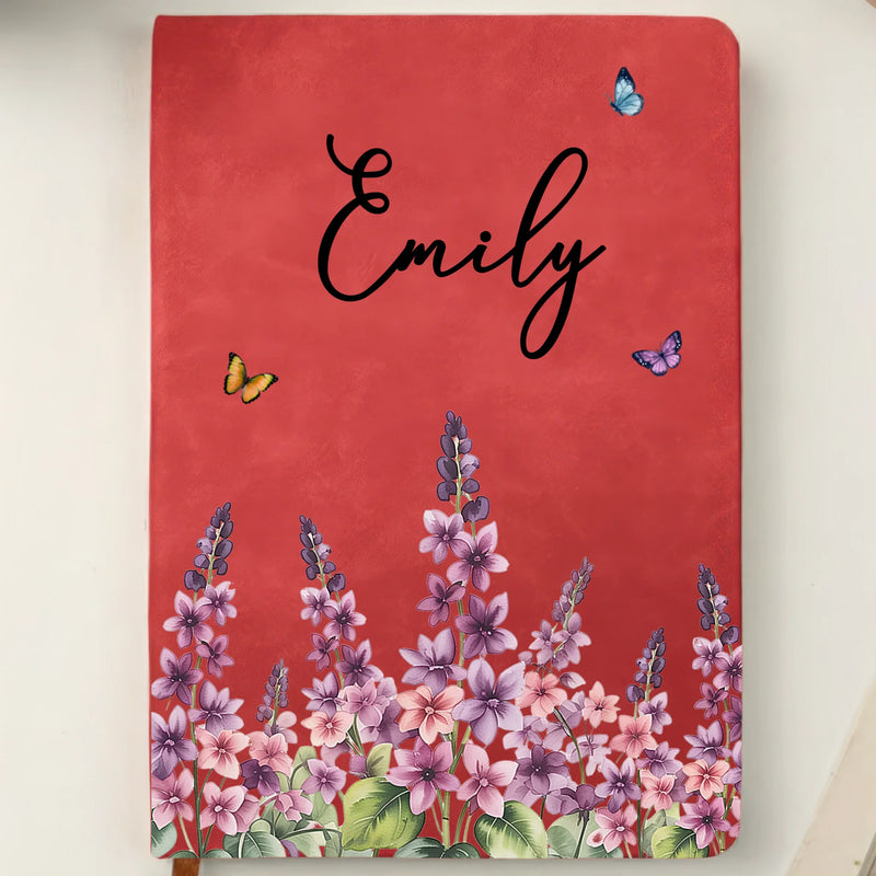 Custom Leather Writing Journal - Personalized Birthday Gifts For Besties, Sisters, BFF, Family, Yourself - Write Your Own Beautiful Story