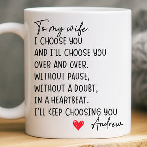 Custom Mug - Personalized Anniversary Wedding Gifts For Husband And Wife, Him And Her - Still Falling For You Always