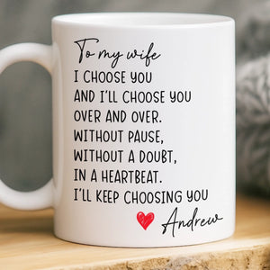 Custom Mug - Personalized Anniversary Wedding Gifts For Husband And Wife, Him And Her - Still Falling For You Always