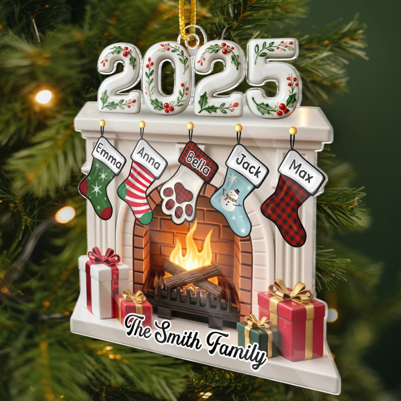 Custom Acrylic Ornament - Personalized Christmas Birthday Gifts For Mom, Dad, Brother, Sister, Kids - You Make My Holiday Shine