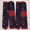 Custom Football Crew Socks - Personalized Christmas Birthday Football Gifts For Football Lovers, Sports Fans, Sports Lovers - Kickoff Is My Therapy