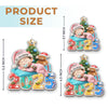 Custom First Christmas Acrylic Ornament - Personalized Christmas Baby Shower, Gender Reveal Gifts For New Moms, New Dads, New Parents - Our Greatest Blessing