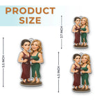 Custom Photo Christmas Gifts for Friends - Personalized Ornament