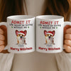 Custom Mug - Personalized Christmas Birthday Gifts For Dog Lovers, Dog Dad And Mom - Santa’s Favorite Troublemaker