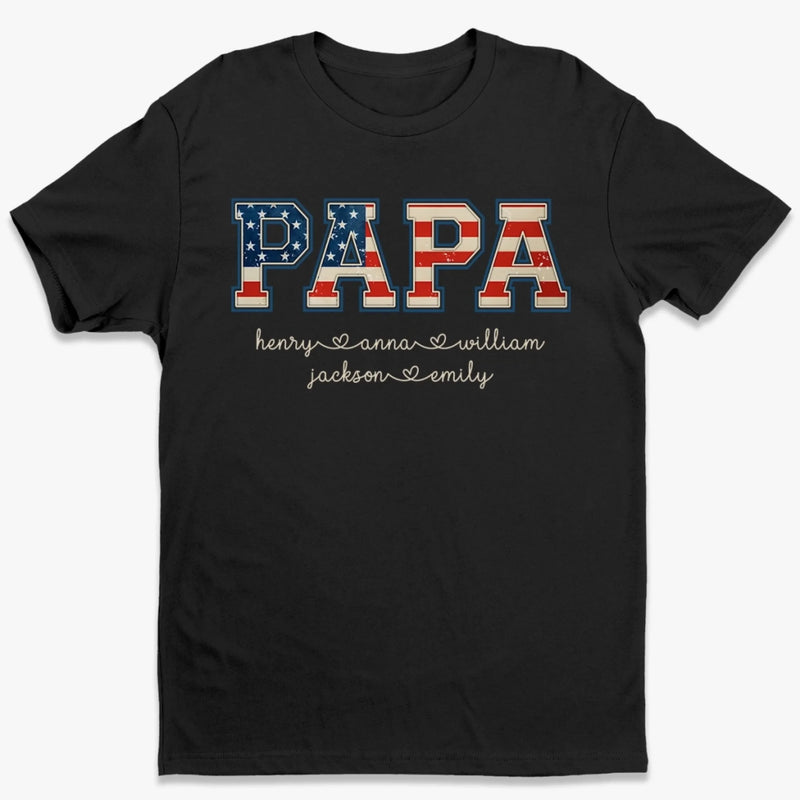 Custom Unisex T-shirt, Premium T-shirt, Hoodie - Personalized Birthday Gifts For Dad, Grandpa - The Legend They Call Papa
