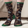 Custom Crew Socks - Personalized Christmas Birthday Hunting Gifts For Hunters - Hunting Is My Therapy