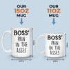 Custom Mug - Personalized Funny Gifts For Coworker, Work Bestie - Low Battery Human