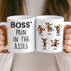 Custom Mug - Personalized Funny Gifts For Coworker, Work Bestie - Low Battery Human