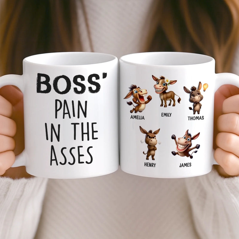 Custom Mug - Personalized Funny Gifts For Coworker, Work Bestie - Low Battery Human