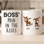 Custom Mug - Personalized Funny Gifts For Coworker, Work Bestie - Low Battery Human