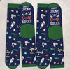 Custom Crew Socks - Personalized Christmas Birthday Golf Gifts For Men, Women - Golf Is My Cardio