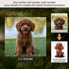 Custom Photo Poodle Acrylic Ornament - Personalized Christmas Birthday Gifts For Dog Cat Lovers, Dog Dad And Mom, Cat Owners - Cuteness Overload On The Tree