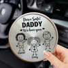 Custom Car Visor Clip - Personalized Birthday Gifts For Dad, Grandpa - Always Come Home Safe