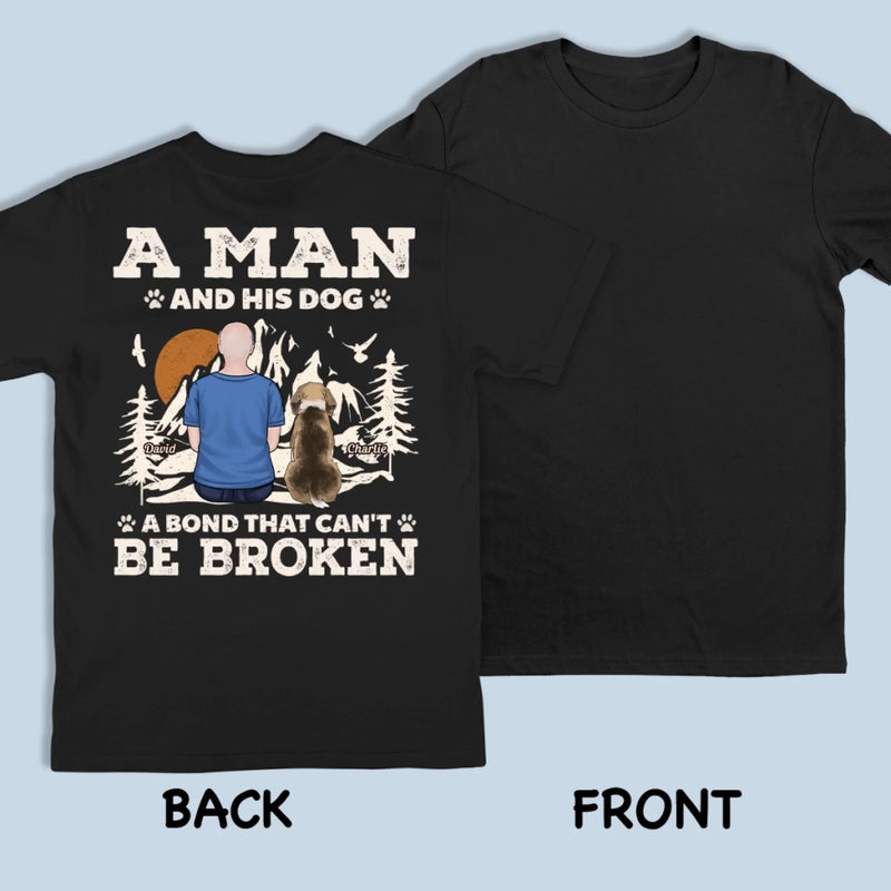 Custom Back Printed Unisex T-shirt, Premium T-shirt, Hoodie - Personalized Christmas Birthday Gifts For Dog Cat Lovers, Dog Dad And Mom, Cat Owners - My Hiking Buddy For Life