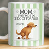Custom Mug - Personalized Birthday Gifts For Dog Lovers, Dog Dad And Mom - The Poop Prince Strikes Again