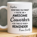 Custom Mug - Personalized Birthday Gifts For Coworker, Work Bestie - Work Besties Make Mondays Bearable