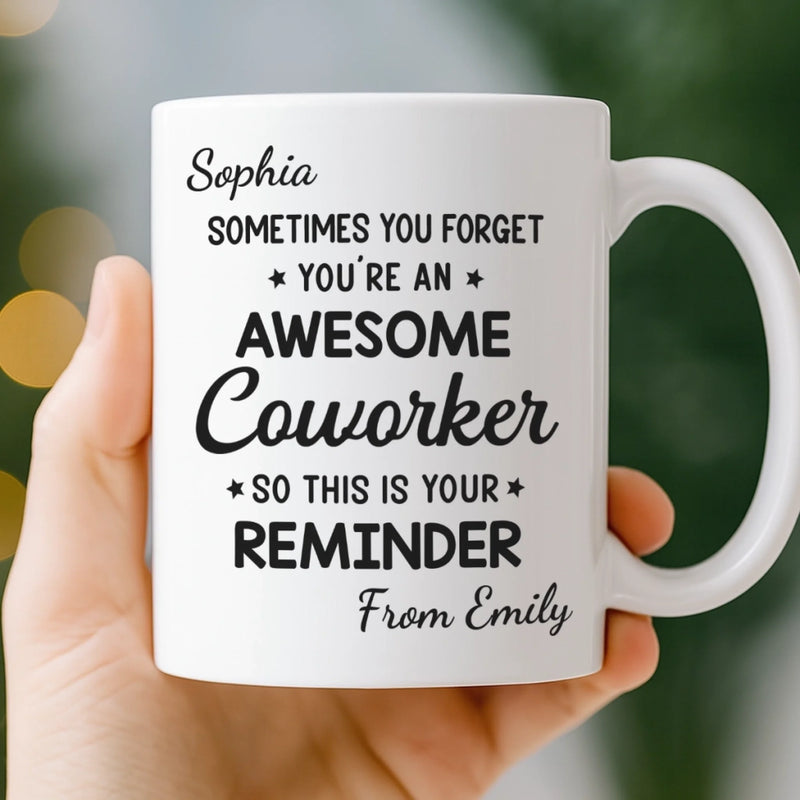 Custom Mug - Personalized Birthday Gifts For Coworker, Work Bestie - Work Besties Make Mondays Bearable