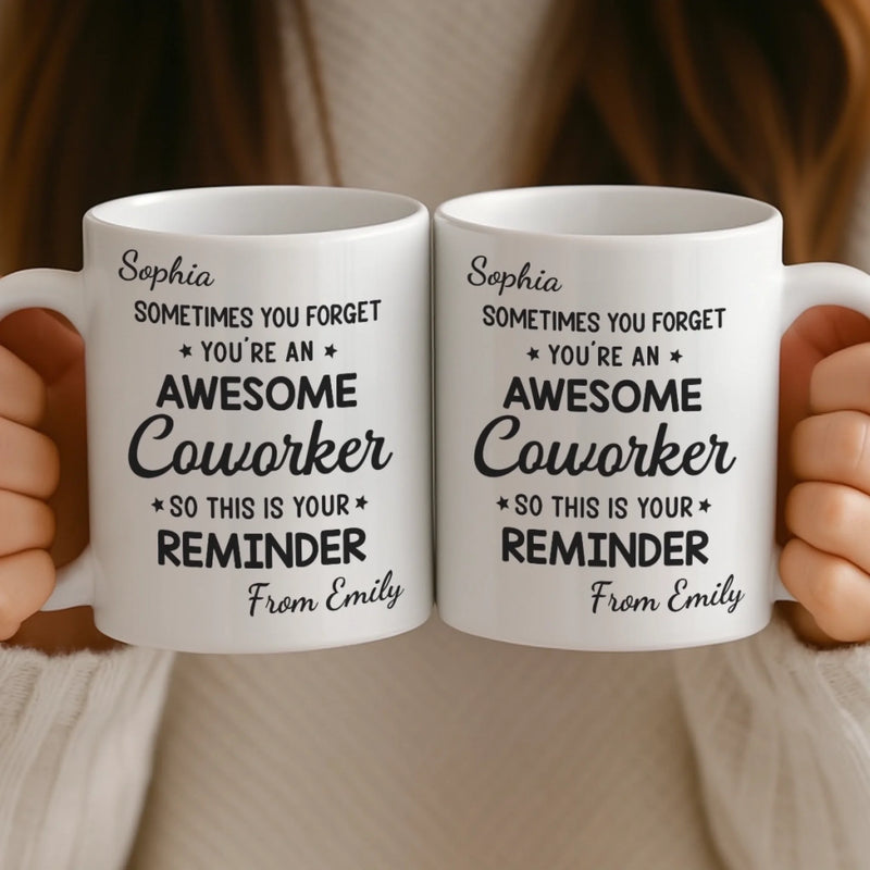 Custom Mug - Personalized Birthday Gifts For Coworker, Work Bestie - Work Besties Make Mondays Bearable
