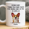Custom Mug - Personalized Birthday Gifts For Dog Lovers, Dog Dad And Mom - Easily Distracted By Dogs