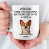 Custom Mug - Personalized Birthday Gifts For Dog Lovers, Dog Dad And Mom - Easily Distracted By Dogs