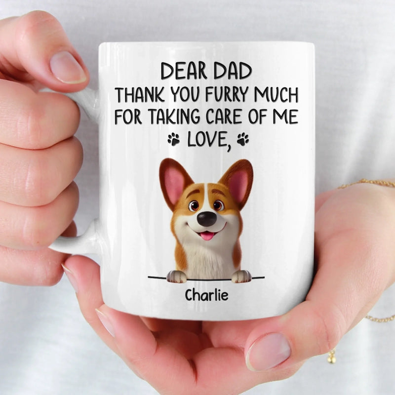 Custom Mug - Personalized Birthday Gifts For Dog Lovers, Dog Dad And Mom - Easily Distracted By Dogs