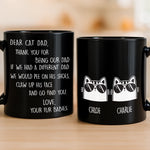 Custom Black Mug - Personalized Birthday Gifts For Cat Lovers, Cat Mom And Dad - Your Fur Babies Run This House