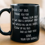 Custom Black Mug - Personalized Birthday Gifts For Cat Lovers, Cat Mom And Dad - Your Fur Babies Run This House