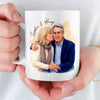 Custom Photo Mug - Personalized Anniversary Wedding Gifts For Husband And Wife, Him And Her - Love Grows With Us