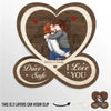 Custom Car Visor Clip - Personalized Anniversary Wedding Gifts For Husband And Wife, Him And Her - Holding On To Us