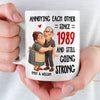 Custom Mug - Personalized Anniversary Wedding Gifts For Husband And Wife, Him And Her - Two Hearts One Journey