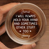 Custom Whiskey Glass - Personalized Anniversary Wedding Gifts For Husband And Wife, Him And Her, Wine, Bourbon, Whiskey Lovers - You Will Always Have Me