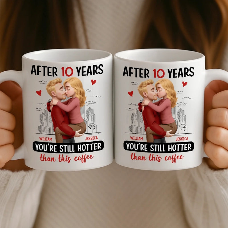 Custom Mug - Personalized Anniversary Wedding Gifts For Husband And Wife, Him And Her - You Feel Like Home