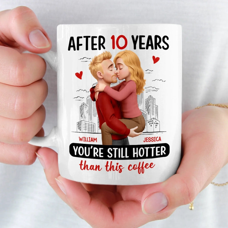 Custom Mug - Personalized Anniversary Wedding Gifts For Husband And Wife, Him And Her - You Feel Like Home