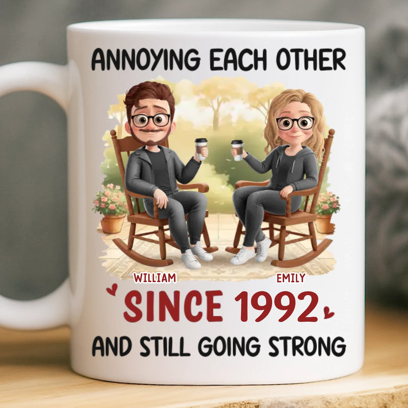 Custom Mug - Personalized Anniversary Wedding Gifts For Husband And Wife, Him And Her - Love Found Its Way