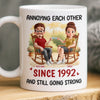 Custom Mug - Personalized Anniversary Wedding Gifts For Husband And Wife, Him And Her - Love Found Its Way