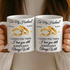 Custom Mug - Personalized Anniversary Wedding Gifts For Husband And Wife, Him And Her - Love You Then, Love You Now