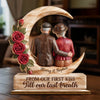 Custom 2-Layered Wooden Plaque - Personalized Anniversary Wedding Gifts For Husband And Wife, Him And Her - You And Me, We Got It