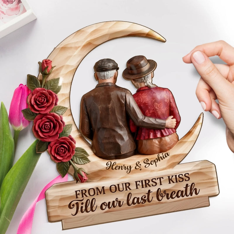 Custom 2-Layered Wooden Plaque - Personalized Anniversary Wedding Gifts For Husband And Wife, Him And Her - You And Me, We Got It