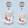 Custom Photo Mug - Personalized Anniversary Wedding Gifts For Husband And Wife, Him And Her - Every Day With You