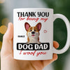 Custom Mug - Personalized Birthday Gifts For Dog Lovers, Dog Dad And Mom - Happy Pup, Happy Life