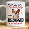Custom Mug - Personalized Birthday Gifts For Dog Lovers, Dog Dad And Mom - Happy Pup, Happy Life