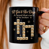 Custom Scrabble Black Mug - Personalized Birthday Gifts For Dog Cat Lovers, Dog Dad And Mom, Cat Owners - The Best Kind Of Chaos