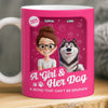 Custom Mug - Personalized Birthday Gifts For Dog Lovers, Dog Dad And Mom - Forever My Little Buddy