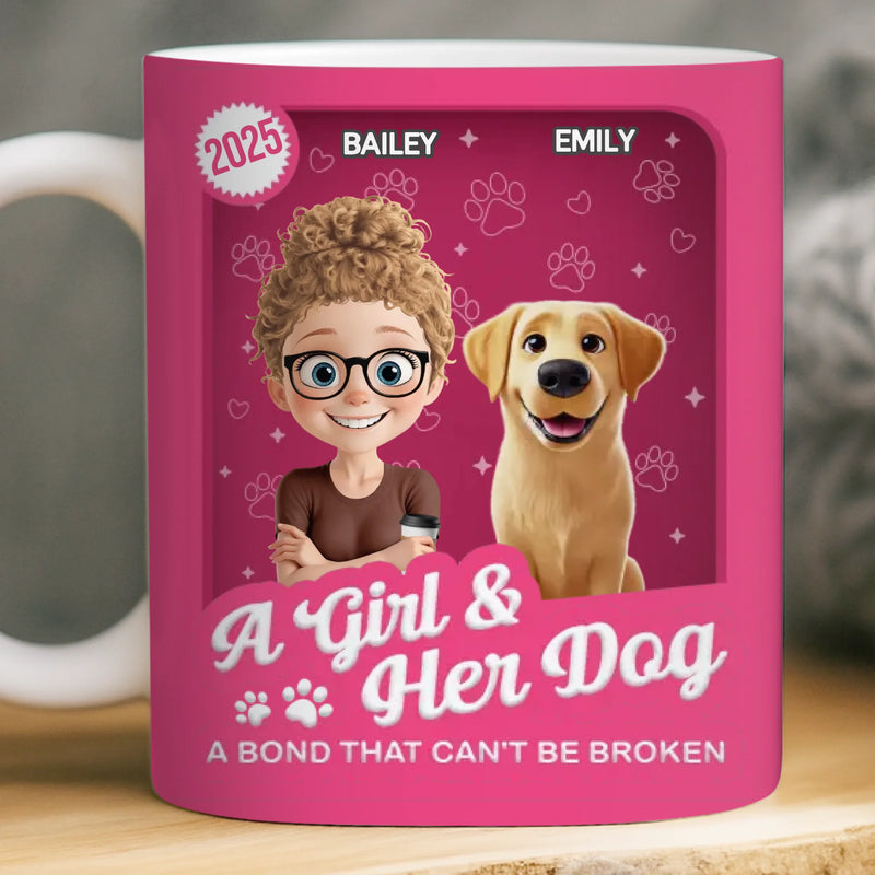 Custom Mug - Personalized Birthday Gifts For Dog Lovers, Dog Dad And Mom - Forever My Little Buddy